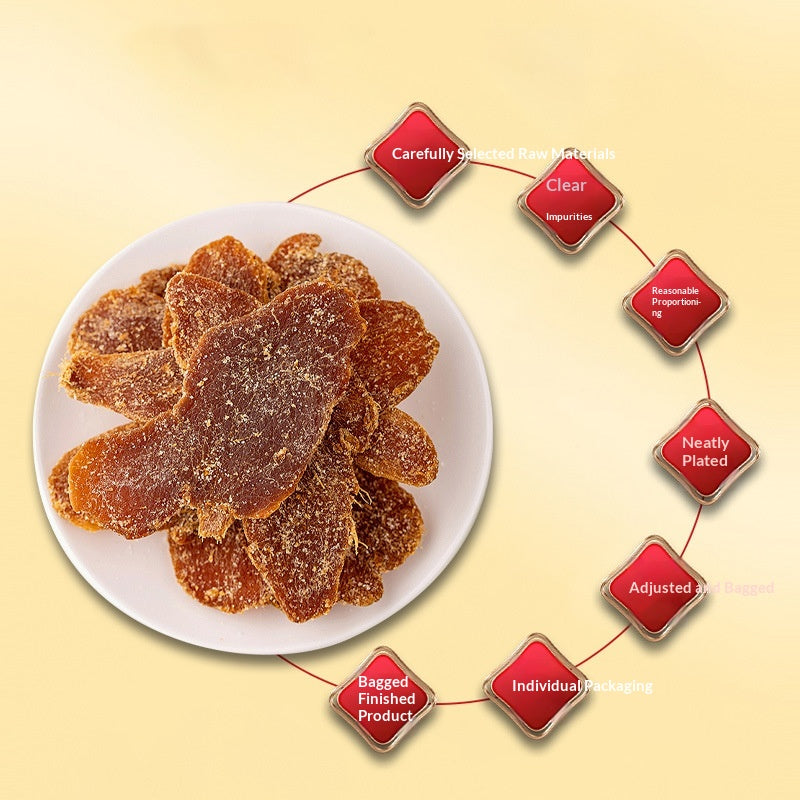Brown Sugar Ginger Slices for Brewing - Dried Ginger Candy, 100g