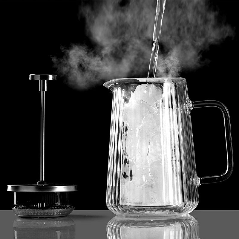 Double-Walled Heat-Resistant Glass French Press - 350ML, 650ML, 1000ML