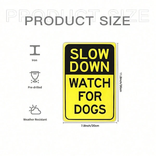 Metal Tin Sign Wall Decoration - 20 cm x 20 cm