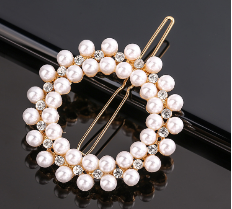 Women's Geometric Frog Buckle Hair Clip Crown Style Hairpin