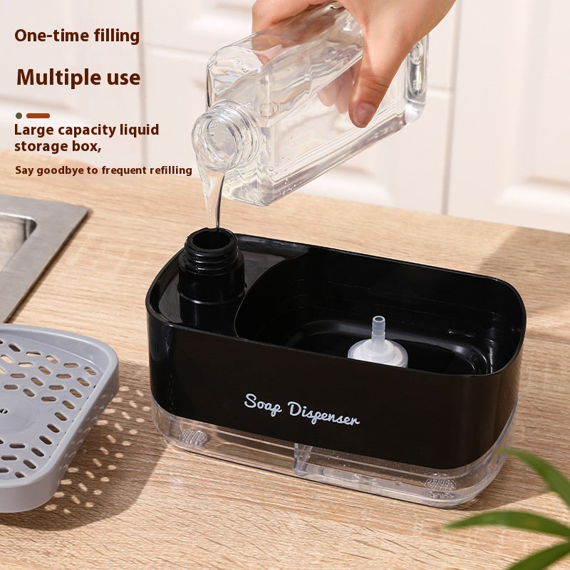 Multifunctional Soap Dish with Drainer and Lid - Household Bathroom Storage