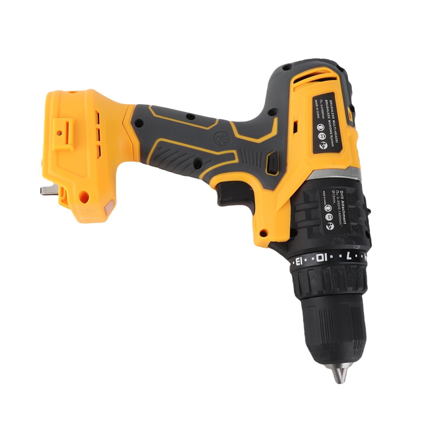20V Cordless Power Tool Combo Kit with Drill and Angle Grinder, Lightweight & Versatile