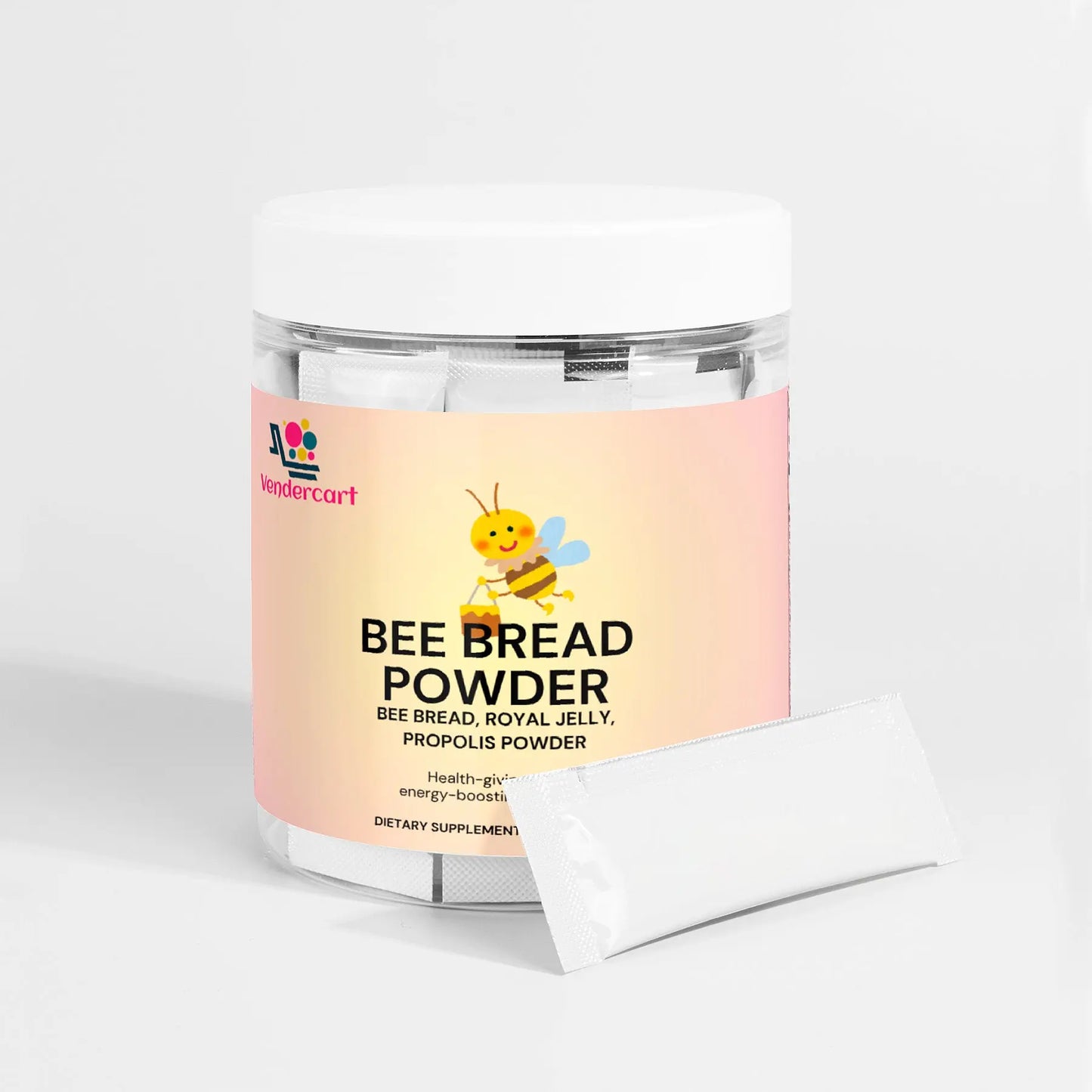 Bee Pearl Powder Supplement - Immune & Skin Support with Royal Jelly - 30 Pack