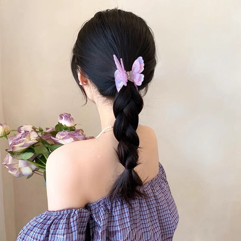 Acetate Gradient Butterfly Hairpin - Multiple Colors