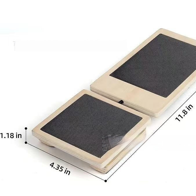 Wooden Yoga Foot Tensioner Trainer - Solid Pine Design