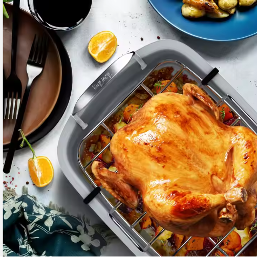 High-Temperature Resistant Chicken Roasting Pan for Baking