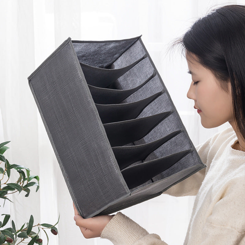 Mesh Drawer Clothes Storage Organizer Bags - Foldable Wardrobe Compartments