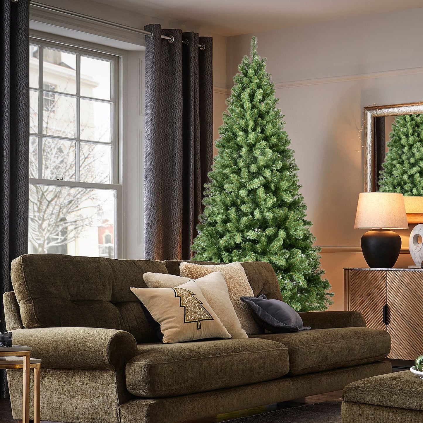 Prelit PVC Christmas Tree - Multiple Heights Available