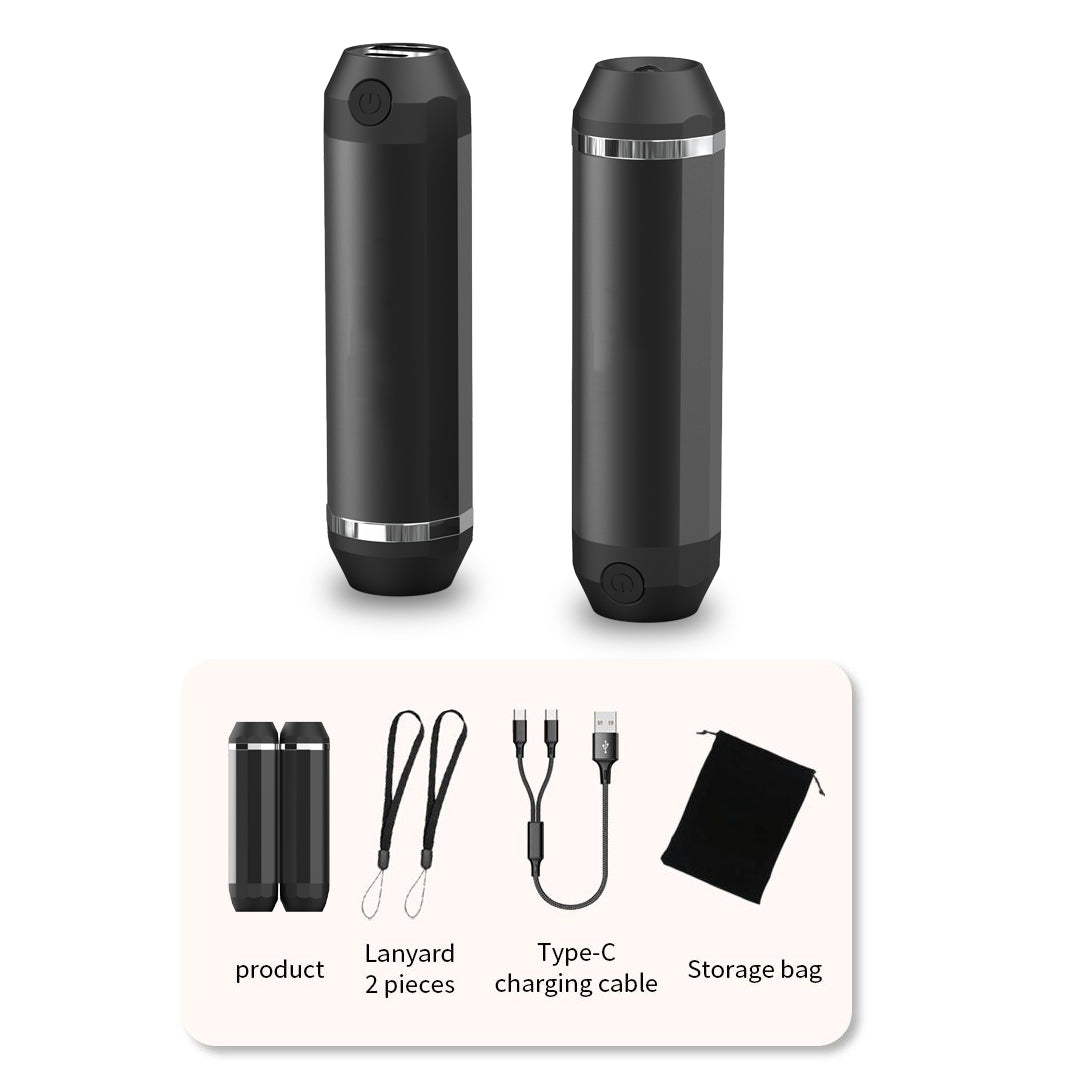 Portable Hand Warmers Powerbank 2 Pack with Flashlight and Magnetic Cover for Camping Hiking Hunting