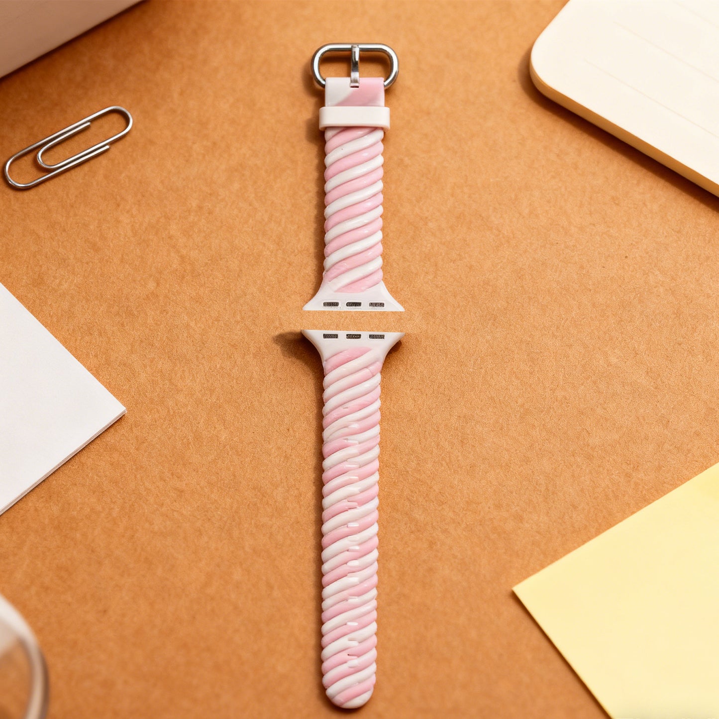 Pink & White Watch Strap for Apple Watch - Model 8926