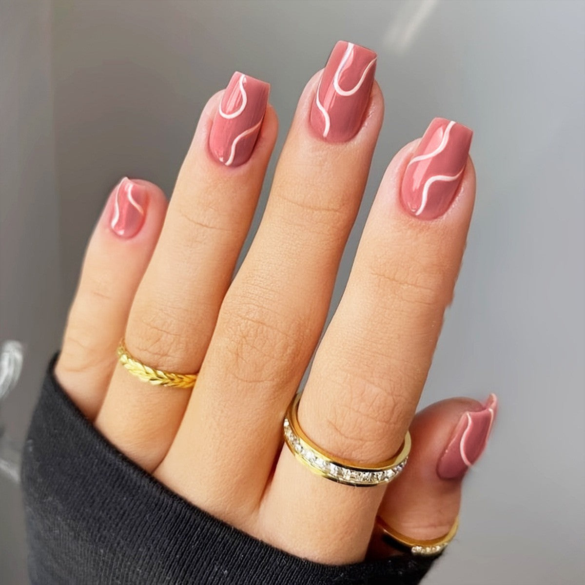 European, American & French Style Fake Nail Patch Set for Nail Art