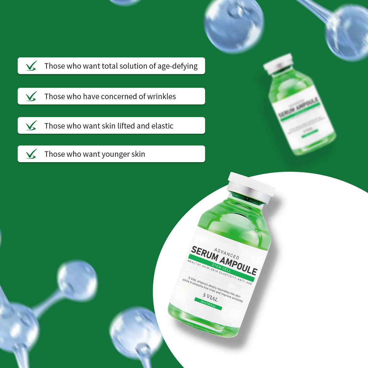 Microneedling Anti-Wrinkle Serum 30ML Skin Care Treatment PDRN