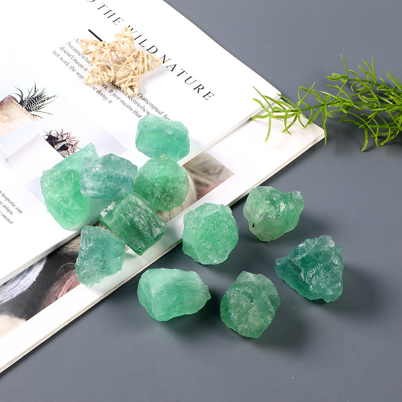 Natural Green Fluorite Aromatherapy Diffuser Stone - 12cm