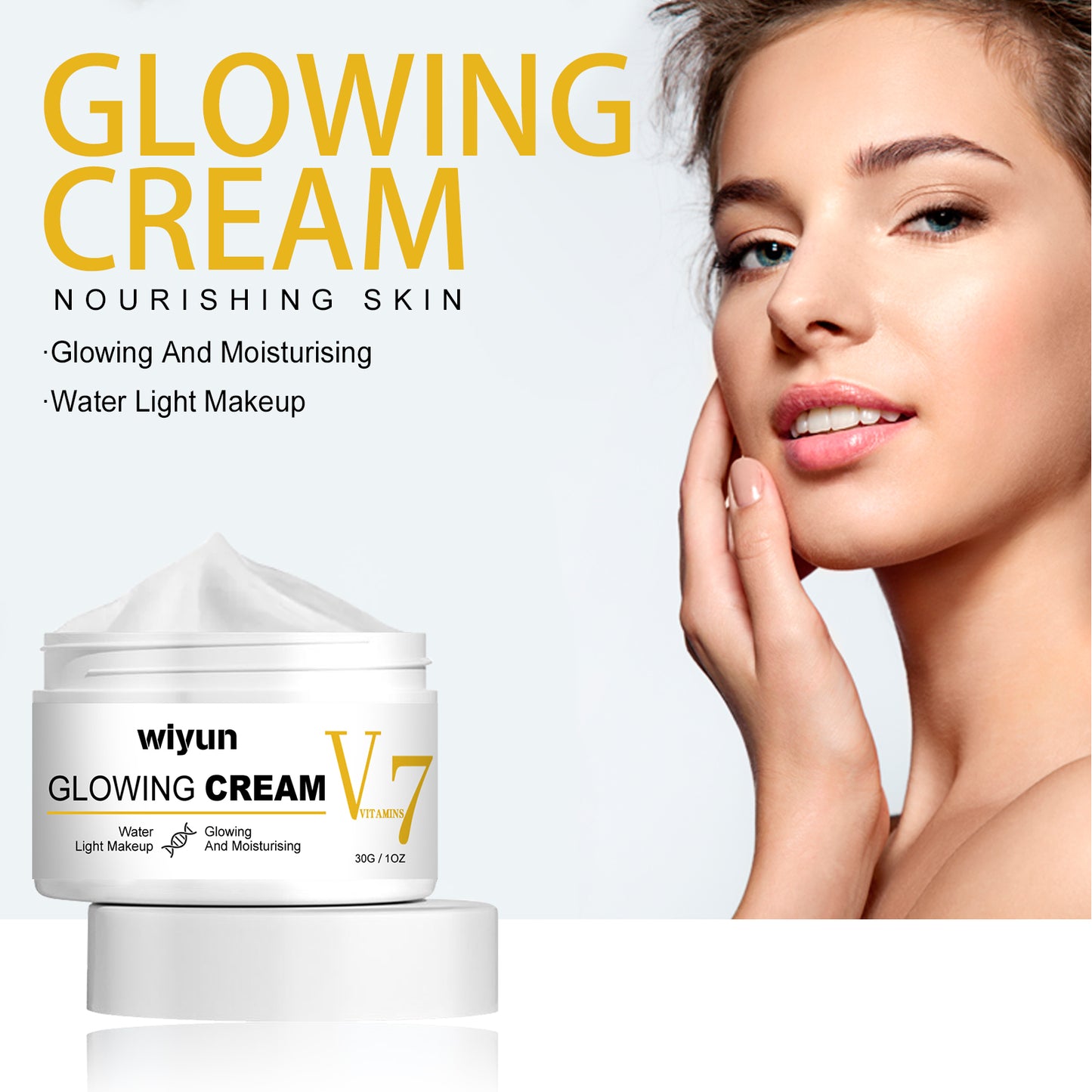 V7 Brightening Face Cream with Niacinamide & Vitamin C - Anti-Aging Formula