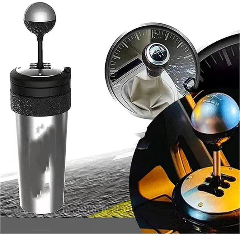 Black 601-700ml Rotating Cup with Suction Tube - Eco-Friendly Drinkware