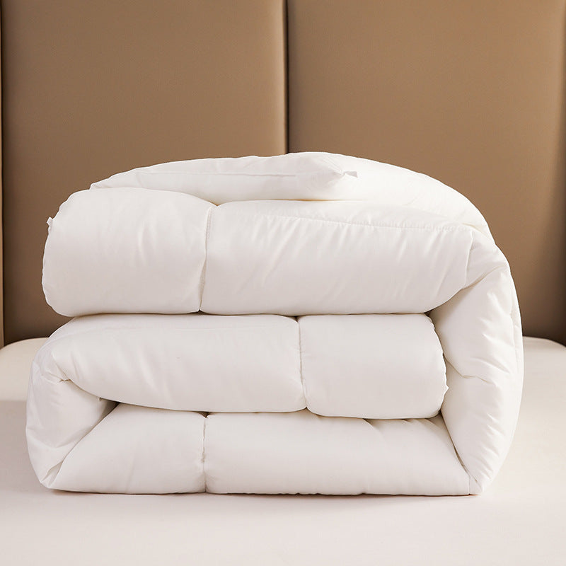 White Four-Season Hotel Comforter Duvet Insert - 200x230cm, 2kg, Machine Washable