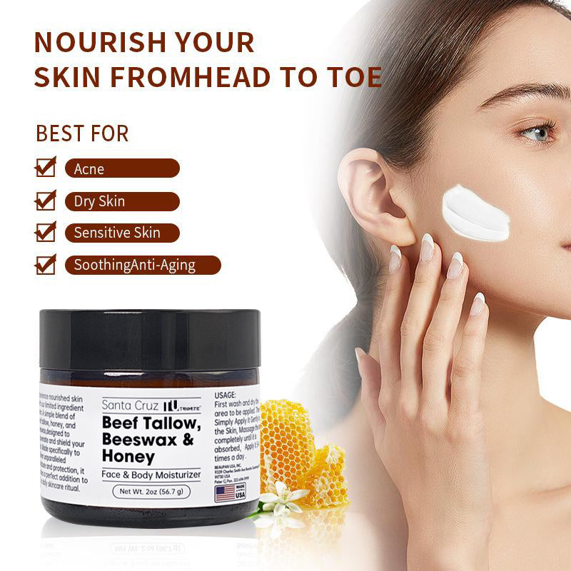 Beef Tallow Face Cream - Moisturizing & Firming Facial Care