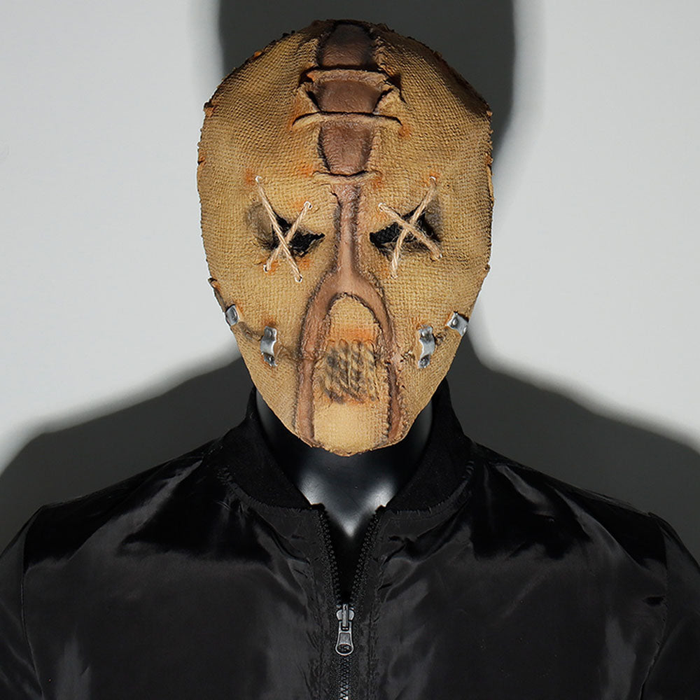 Halloween Latex Horror Mask with Bleeding Sack Design - Party Costume Headgear