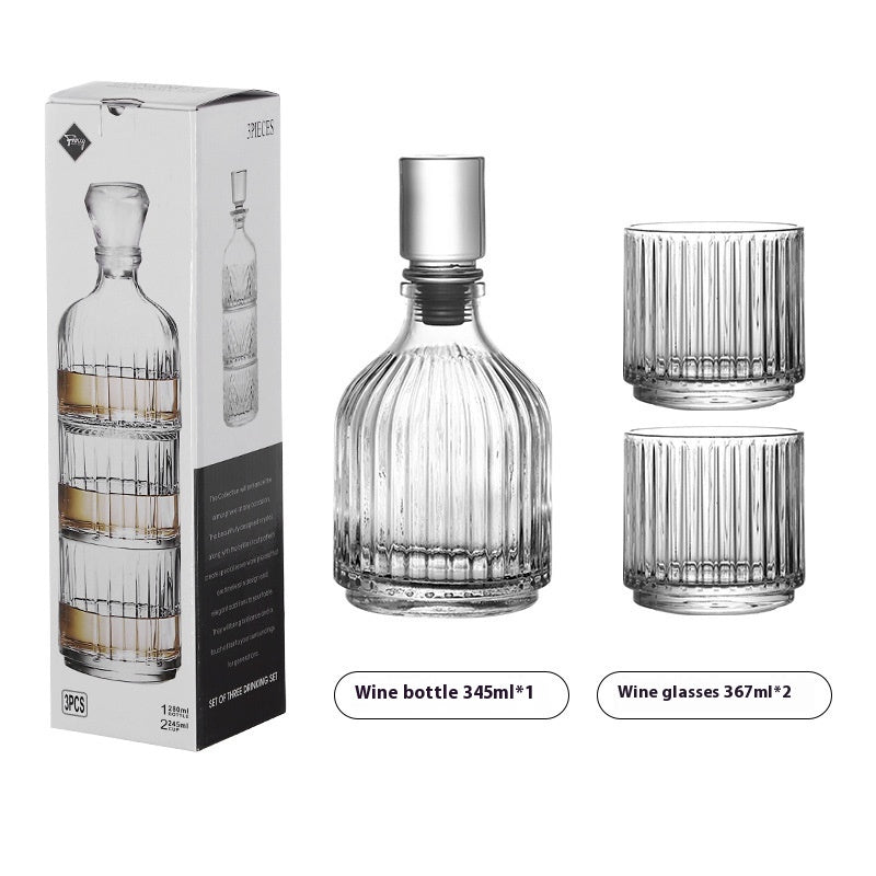 Elegant Whiskey & Wine Glass Set with Multiple Styles - Modern Home Barware