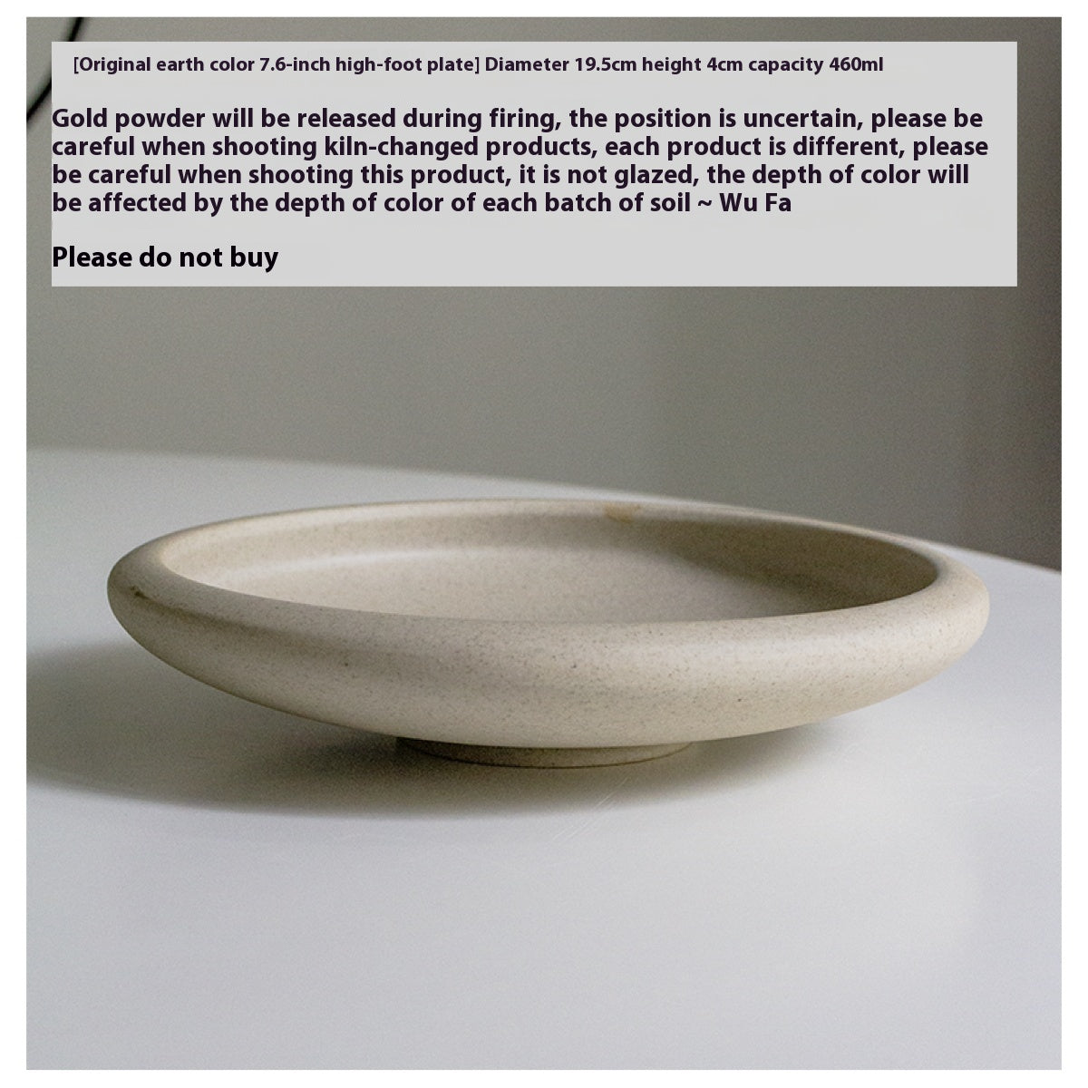 Original Earth Color Kiln Baked Restaurant Cold Dish Hot Dishes Plate