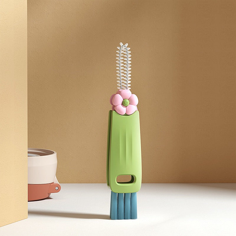 3PCS Multifunctional Bottle Cleaning Brush Set for Tight Gaps