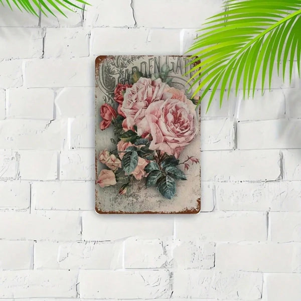 Metal Tin Sign Wall Decoration - 20cm x 20cm