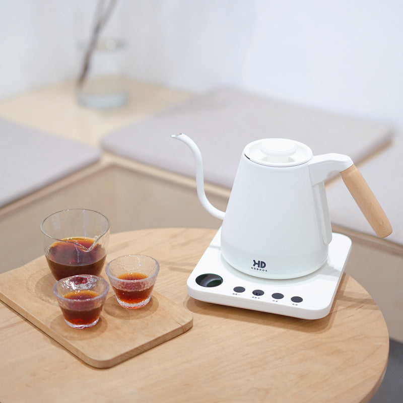 Long Narrow Mouth Electric Tea Kettle 1500W Stainless Steel Touch Control
