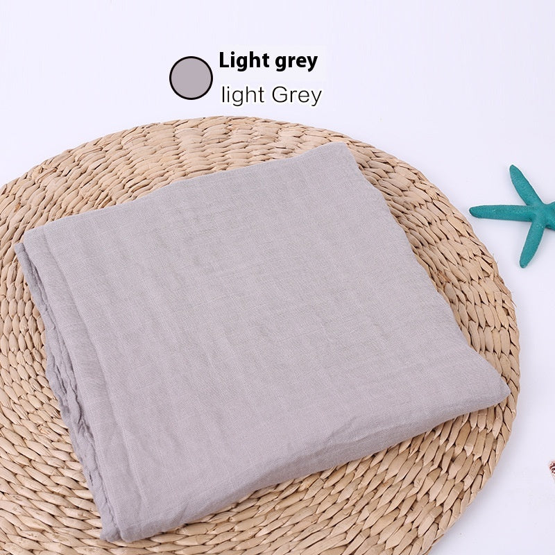 Infant Double-Layer Gauze Blanket - Soft Breathable Baby Bedding 120x120cm