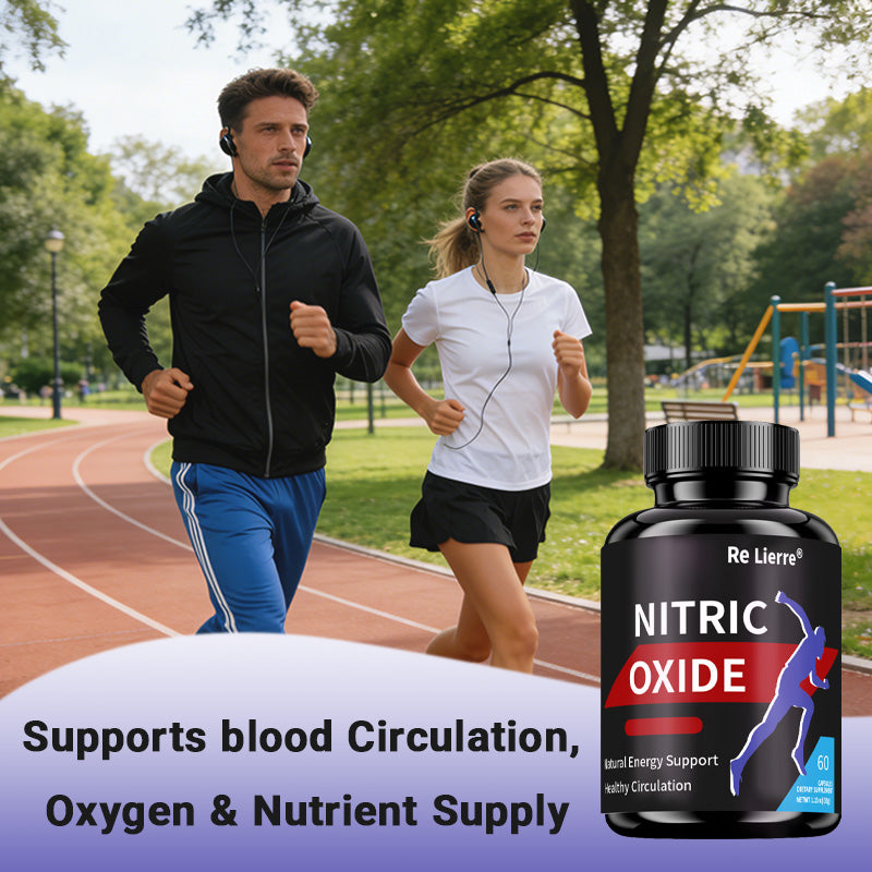 Nitric Oxide Supplement - L-Arginine & L-Citrulline Complex, 60 Capsules
