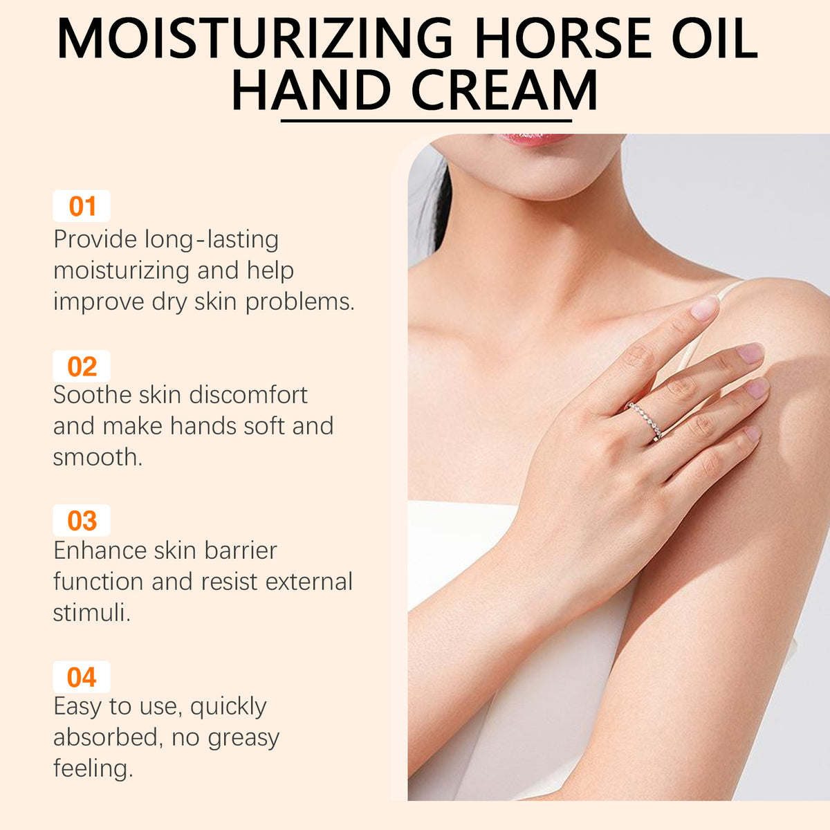 Mild Moisturizing And Nourishing Dry Hand Skin Hydrating Daily Apply