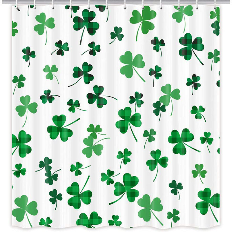 Waterproof Digital Printing Shower Curtain - Holiday Series Modern Bathroom Decor