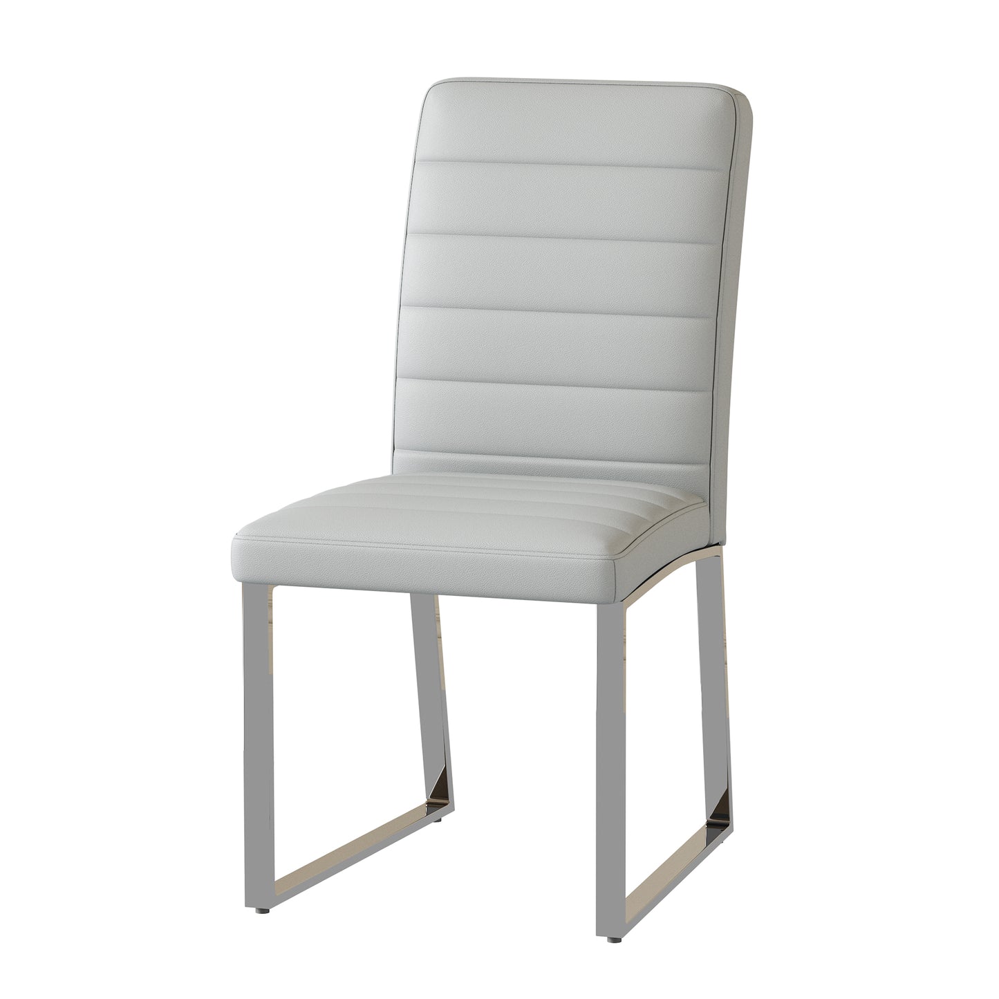 2-Pack - Premium PU Office Dining Chairs With High-density Foam,