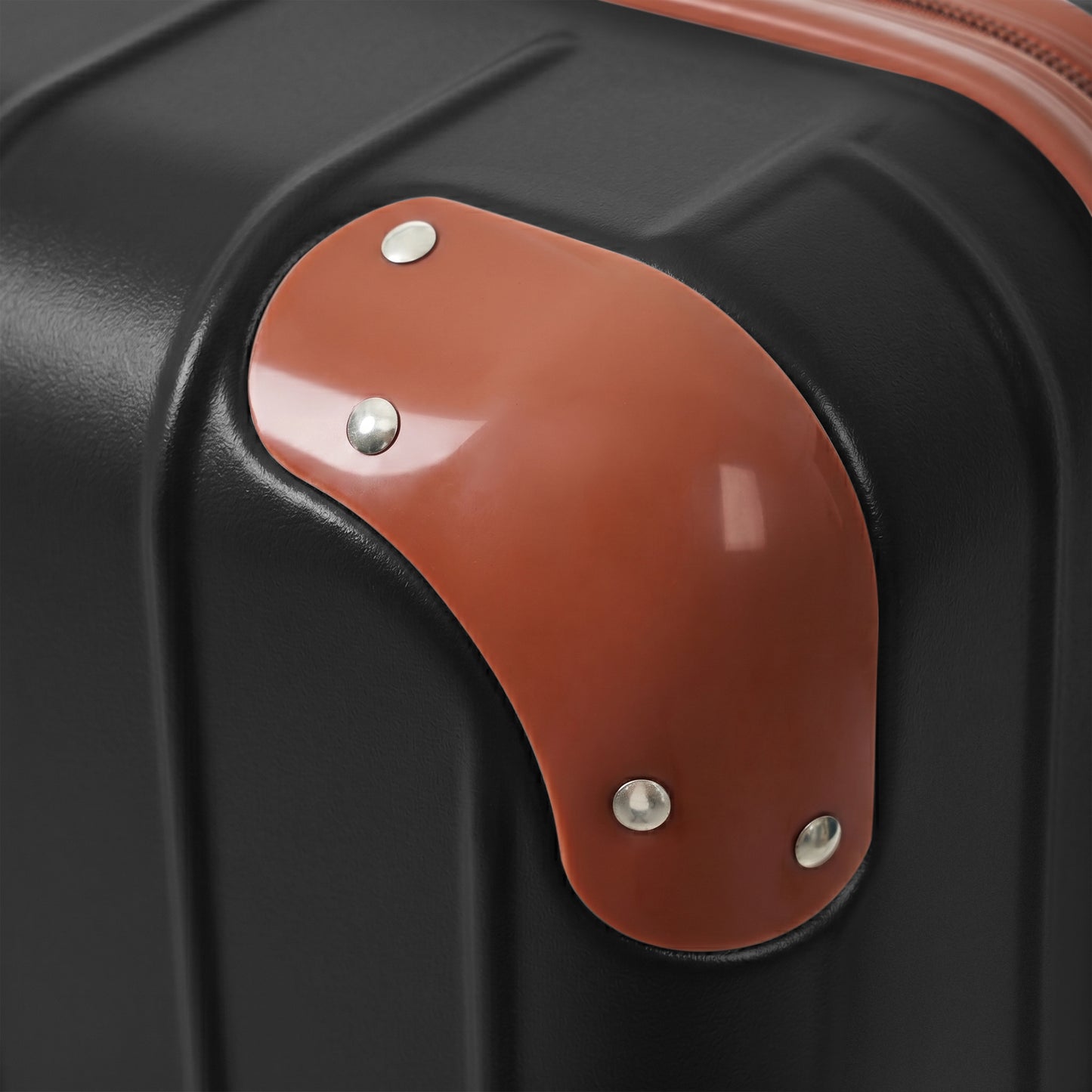 Premium ABS Travel Luggage Set - 3-Piece Suitcase with TSA Lock & 360° Spinner Wheels - Black
