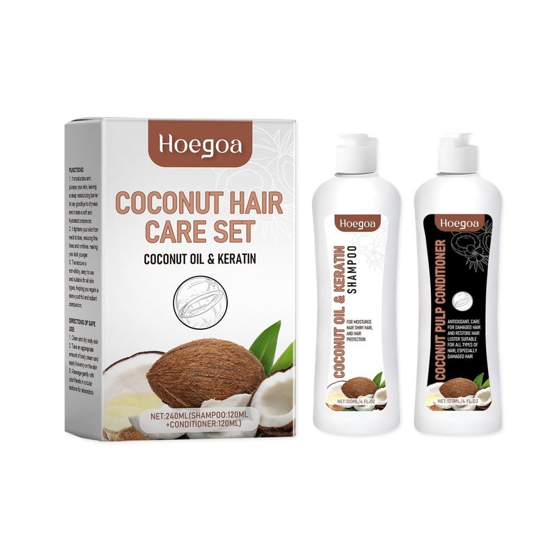 Coconut Milk Shampoo and Conditioner Set - 2 x 120 ml