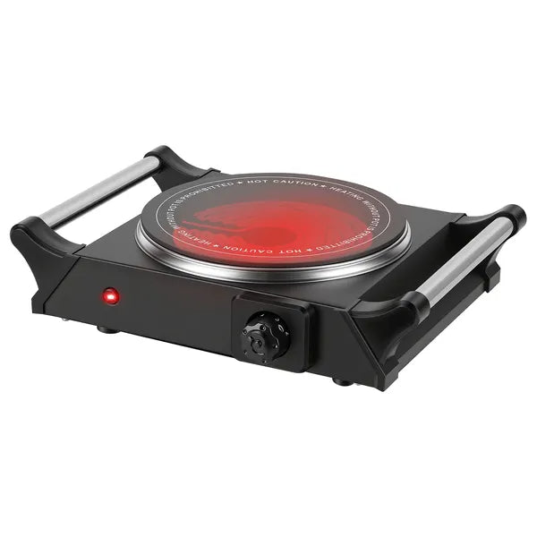 Portable Electric Single Burner Hot Plate with 5 Temperature Settings