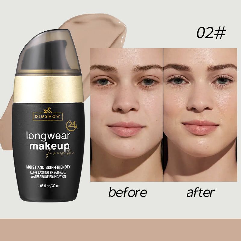 Long-Lasting Oil Control Liquid Foundation Cream for All Skin Types