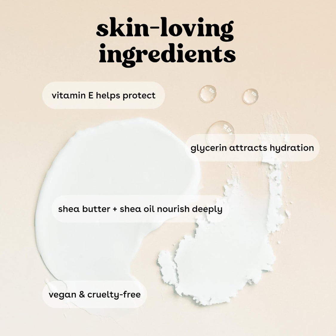 Vanilla Cashmere Shea Butter Body Lotion - 24 Hour Hydrating Skin Care