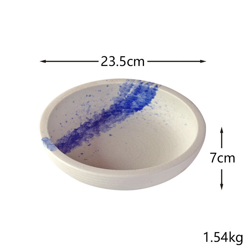 Large Porcelain Kitchen Bowl with Multiple Sizes - Household Home Storage
