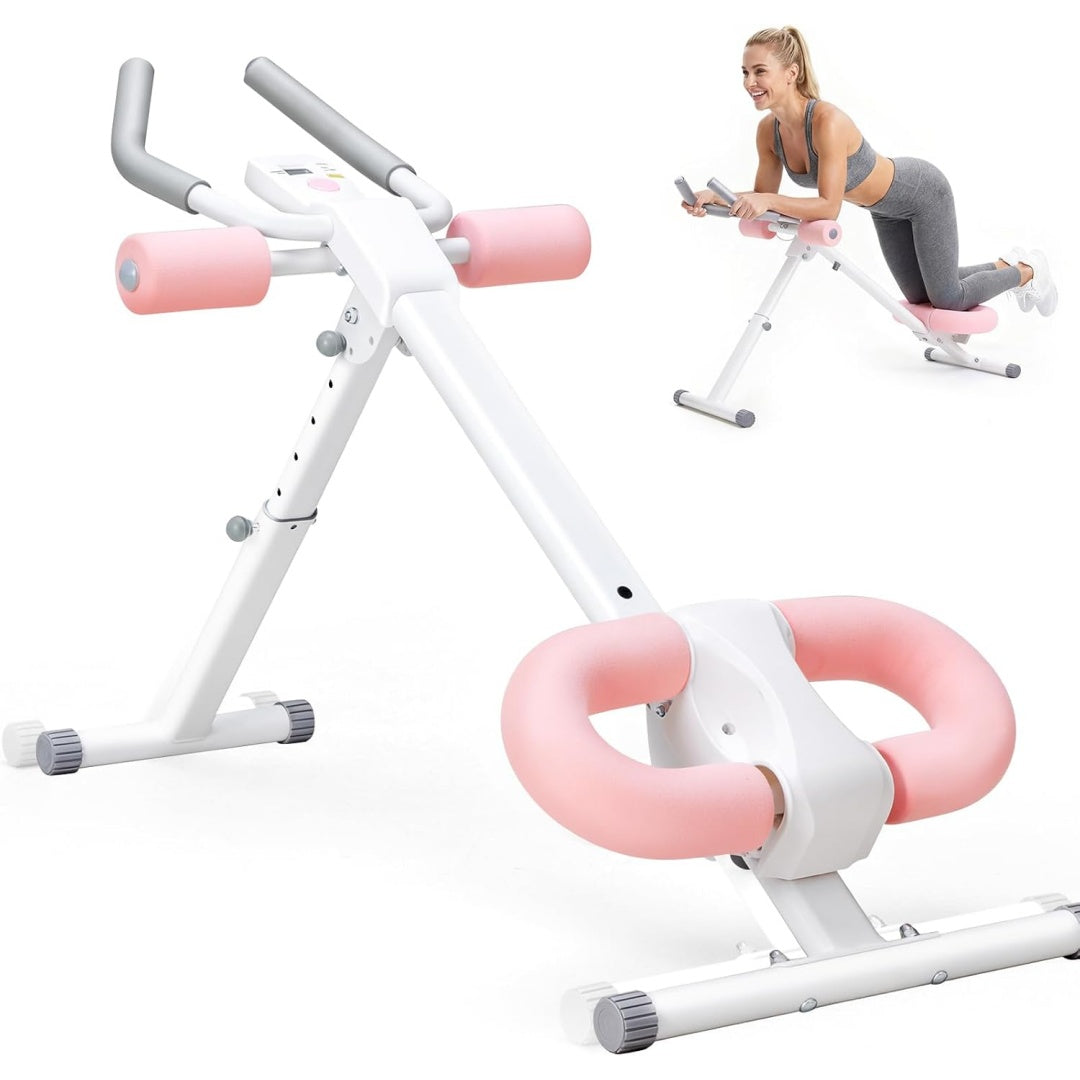 Adjustable Abdominal Training Machine with LCD Display