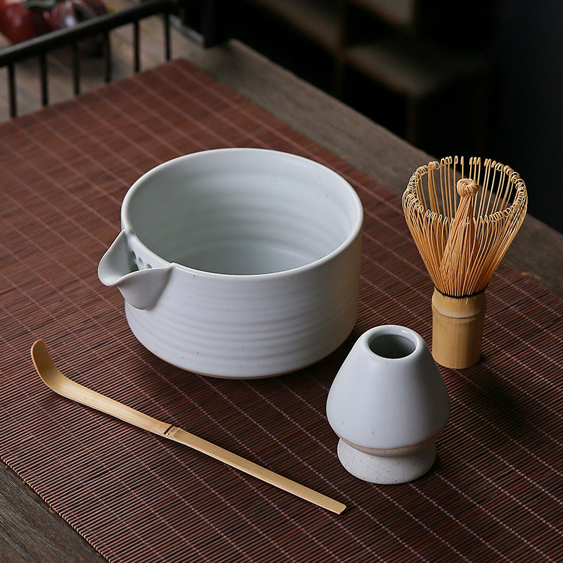 Matcha Tool Set with Gift Box - Japanese Ceramic Matcha Whisk & Bowls