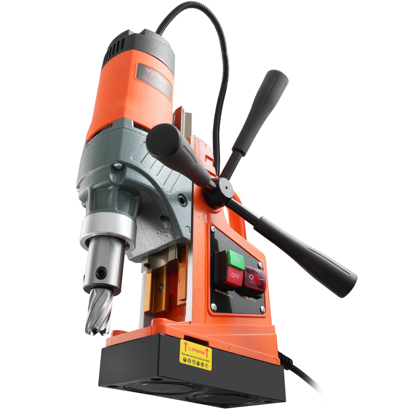 Portable Electric Magnetic Drill - 1450W, 850 RPM for Home Improvement