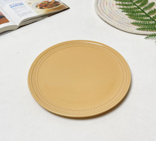 8-Inch Ceramic Plate Set for Kitchen Storage - Multiple Styles