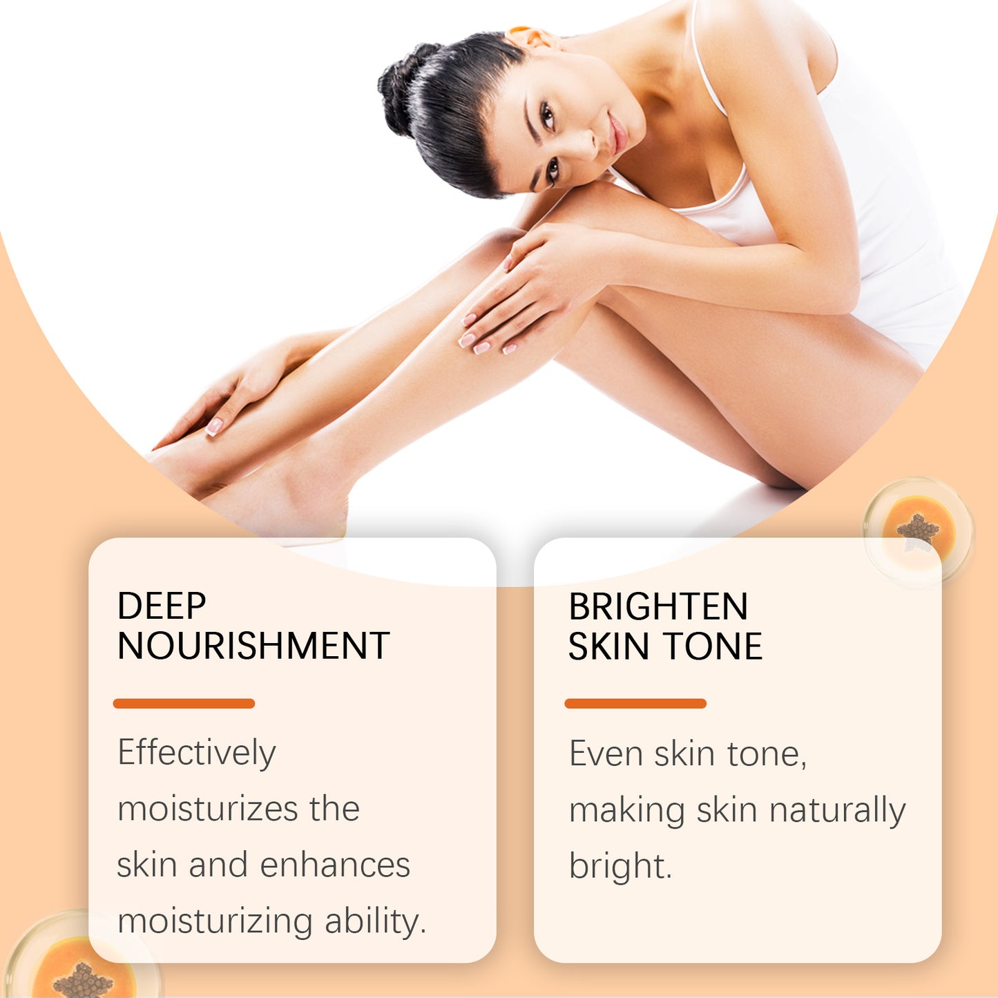 Papaya Body Oil - Vitamin C Moisturizing & Brightening Massage Oil 100ml
