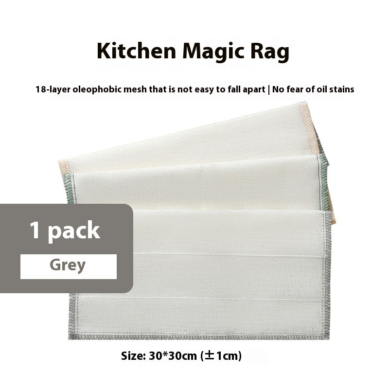 Rainbow Kitchen Oil Filter Mesh 8 Layers Anti-Oil Decontamination Mesh for Pots and Bowls
