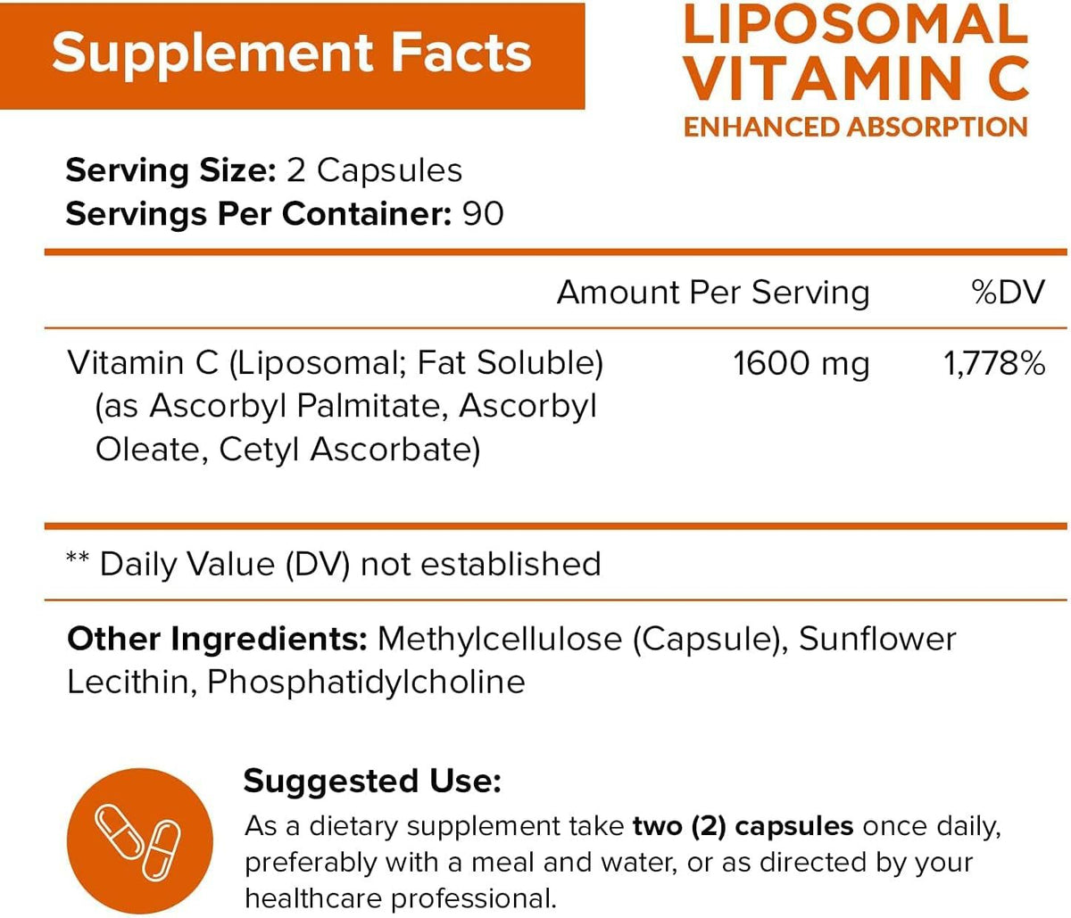 Vitamin C Capsules 180 Tablets
