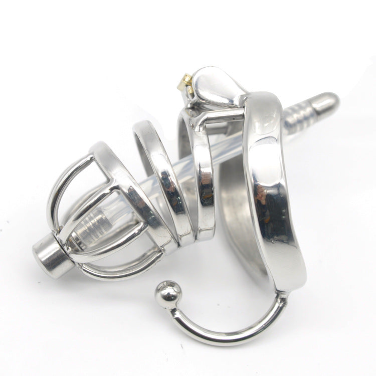 Stainless Steel Lock with Catheter Belt Hook Ring - Adjustable Sizes 40mm-50mm