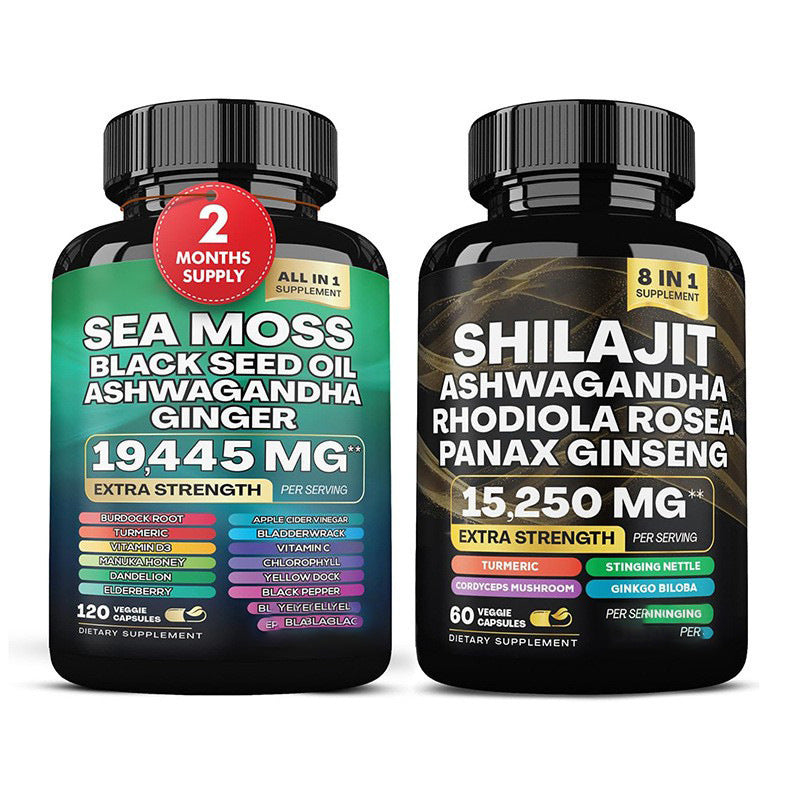 Sea Moss and Shilajit Capsules 60ct