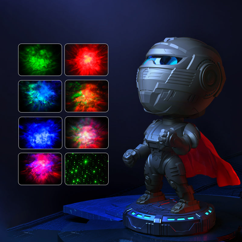Kids Night Light Projector with Starry Sky & Nebula Modes - Customizable Ambient Light