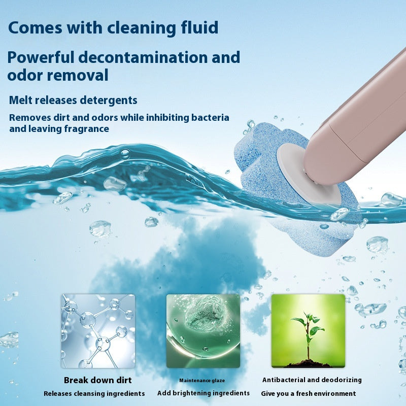 Disposable Toilet Brush Set with Multiple Color Options - Bathroom Cleaning Tool