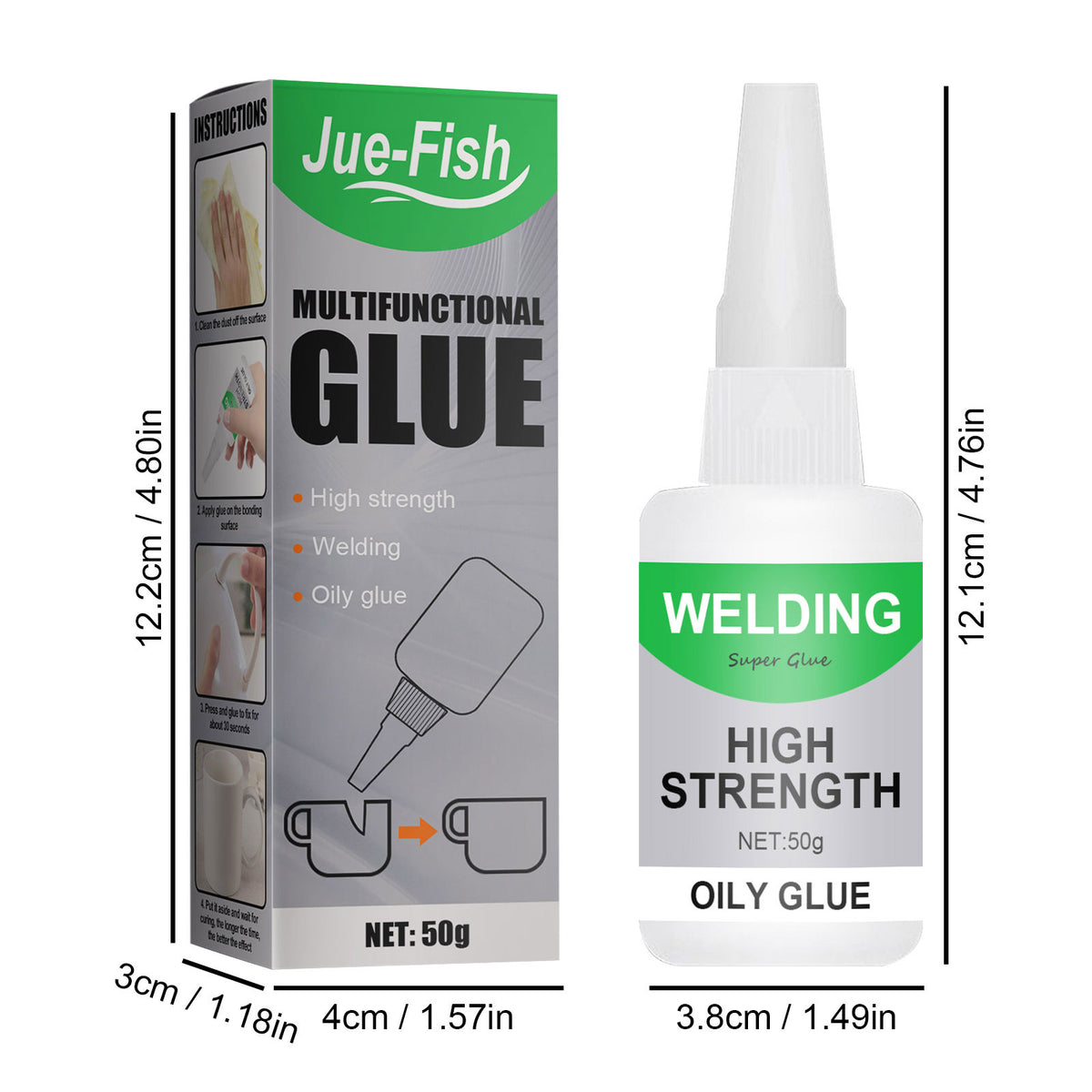 Multi-Functional Adhesive for Kitchen Storage - 50g Dropper Box